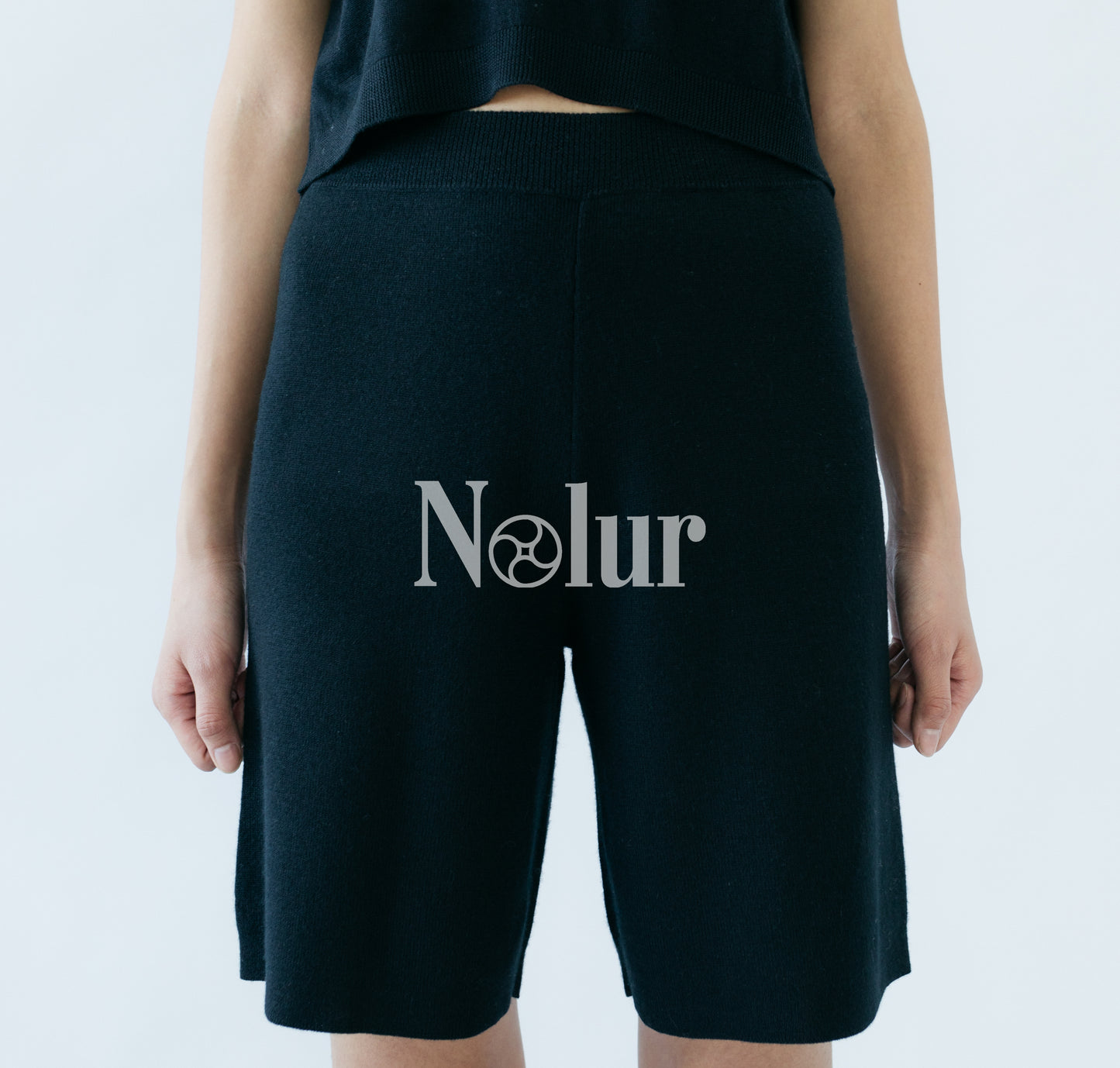 Silk and Cashmere Blended Wide-leg Shorts