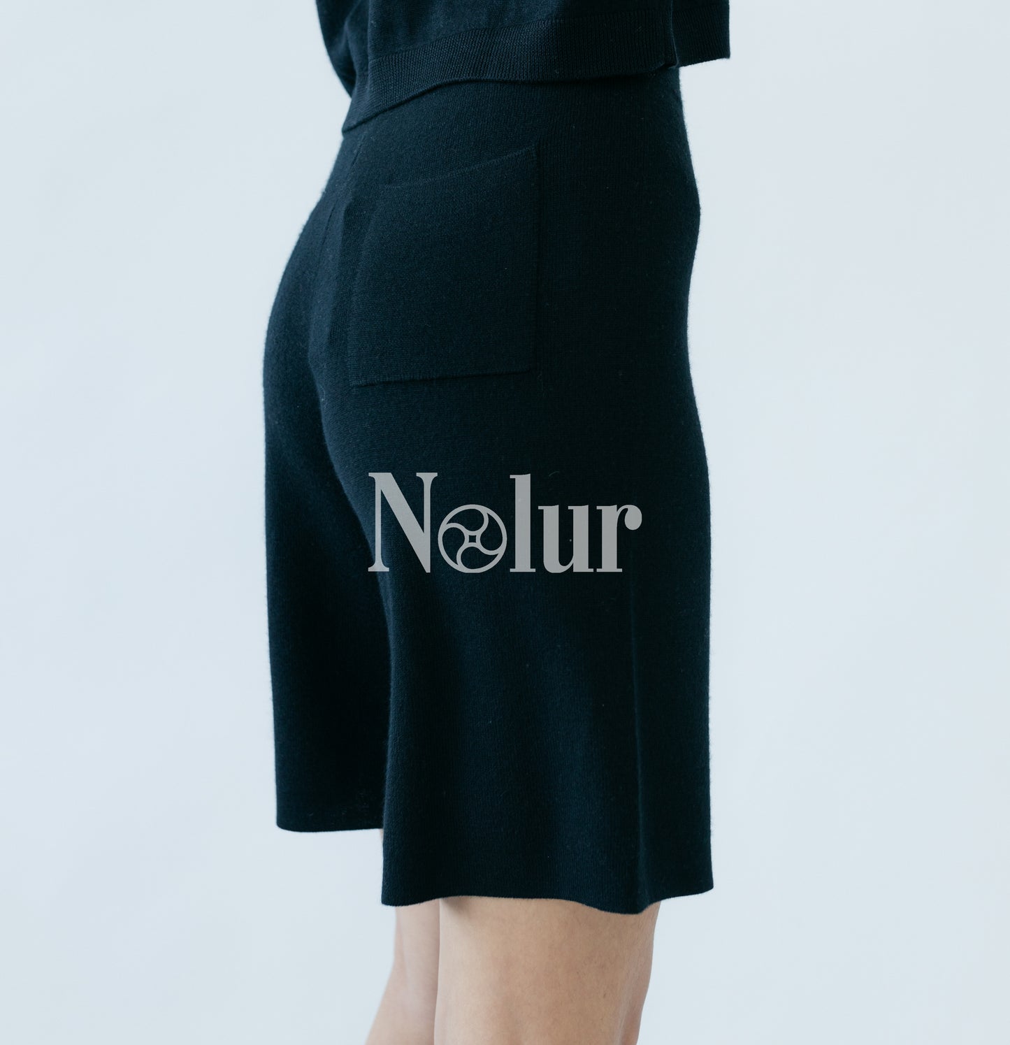Silk and Cashmere Blended Wide-leg Shorts