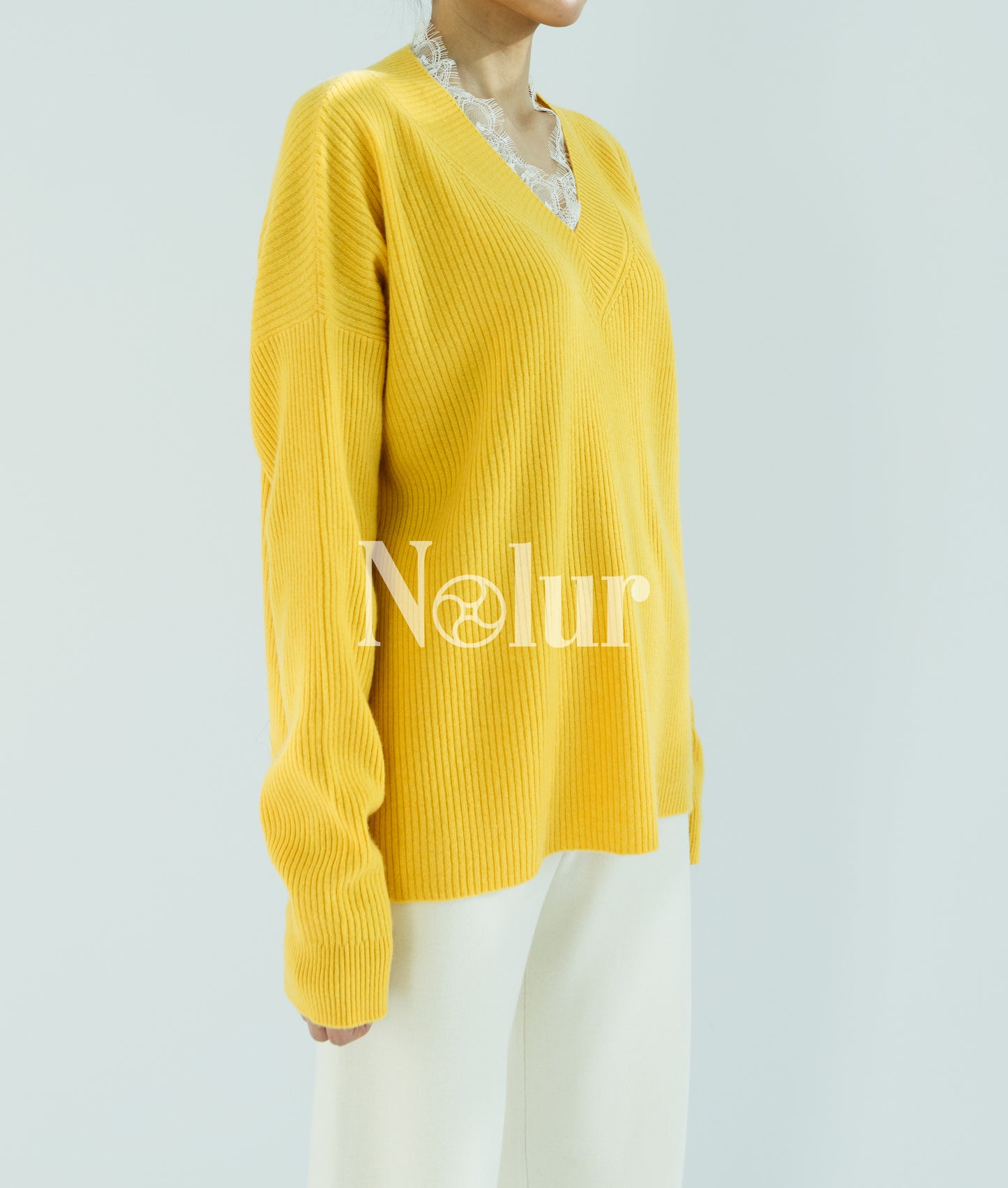 Pure Cashmere V-neck Sweater